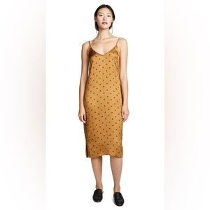 Knot sisters Sunday bee print midi slip dress